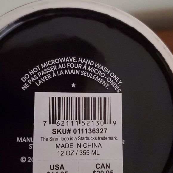 Starbucks Glow In the Dark Star Night Mug 12 oz. NWT - Picture 5 of 5